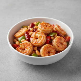 Kung Pao Prawns (contains peanuts) Kung Pao Prawns (contains peanuts)