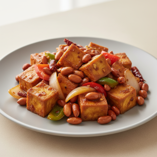 Kung Pao Tofu (contains peanuts) Kung Pao Tofu (contains peanuts)