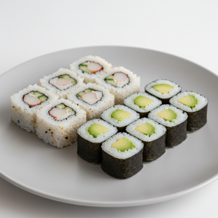 California Roll and Avocado Roll California Roll and Avocado Roll