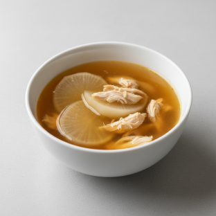 Daikon Chicken Bone Broth Soup Daikon Chicken Bone Broth Soup