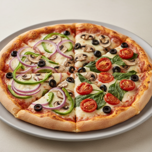 Vegetable 3 Topping Pizza Vegetable 3 Topping Pizza