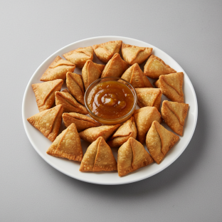 Vegetable Samosas Platter