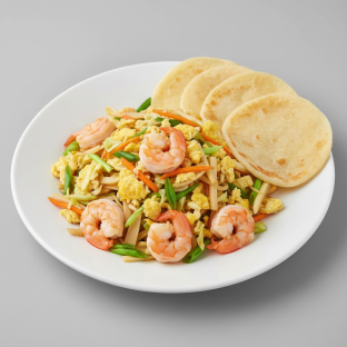 Mu-Shu with Prawns Mu-Shu with Prawns