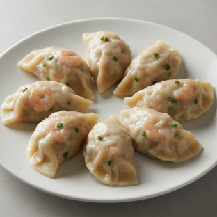 Handmade Shrimp Pork and Chives Dumplings (8 Pieces) Handmade Shrimp Pork and Chives Dumplings (8 Pieces)