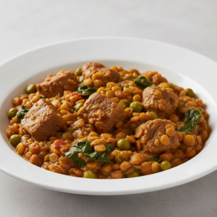 Lamb Dhanshak Lamb Dhanshak
