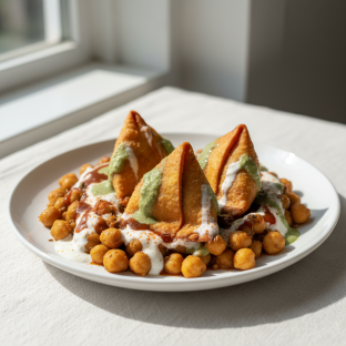 Samosa Chaat Samosa Chaat