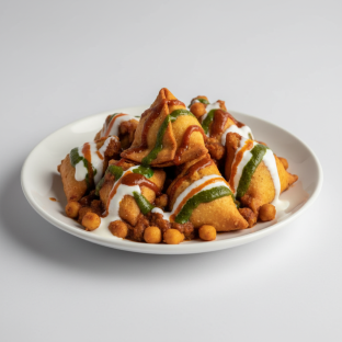 Samosa Chaat Samosa Chaat