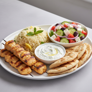 Chicken Souvlaki Family Meal