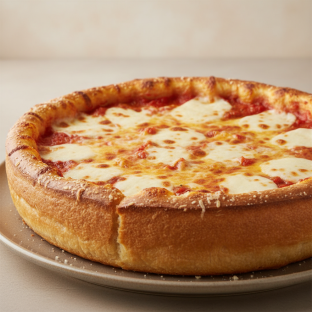 Cheese Deep Dish Pizza Cheese Deep Dish Pizza