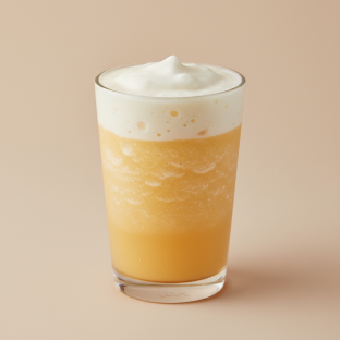 Mango Tea Slush with Crema Mango Tea Slush with Crema