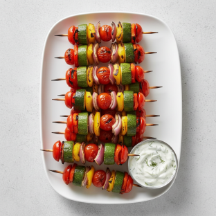 Grilled Vegetables Skewers Grilled Vegetables Skewers