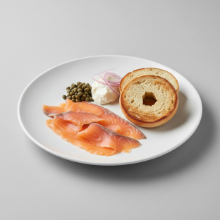 Smoked Lox Platter Smoked Lox Platter