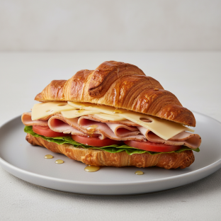 Turkey and Swiss Croissant Turkey and Swiss Croissant