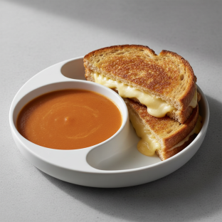Creamy Tomato Soup and Grilled Cheese Creamy Tomato Soup and Grilled Cheese