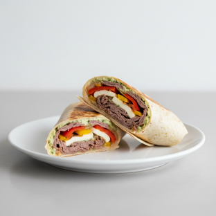 Roasted Beef and Herb Fusion Wrap Roasted Beef and Herb Fusion Wrap