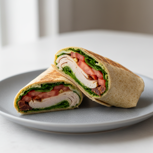 Turkey and Bacon Wrap Turkey and Bacon Wrap