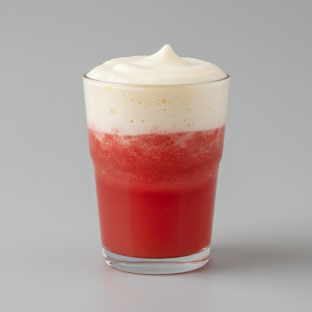 Watermelon Cheese Foam