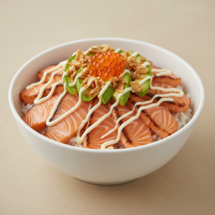 Aburi Salmon Don Aburi Salmon Don