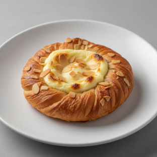 Cream Cheese Danish with Almonds Cream Cheese Danish with Almonds