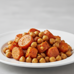 Spiced Carrots and Chickpeas Spiced Carrots and Chickpeas