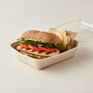 Avocado Grilled Chicken Sandwich Boxed Meal Avocado Grilled Chicken Sandwich Boxed Meal