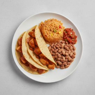 Chicken Chipotle Cream Salsa With House Habanero in Corn Tortilla (gluten Free) Chicken Chipotle Cream Salsa With House Habanero in Corn Tortilla (gluten Free)
