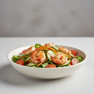 Garden Salad Bowl — Shrimp Garden Salad Bowl — Shrimp