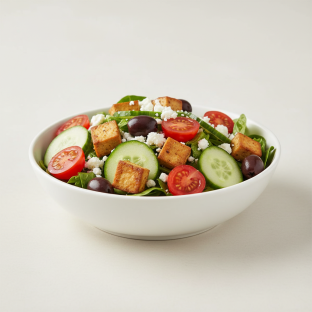 Mediterranean House Salad — Tofu Mediterranean House Salad — Tofu