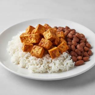 Tofu Ranchero Bowl Tofu Ranchero Bowl