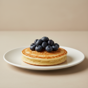 Pancake with Blueberries