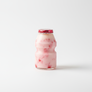Strawberries Yakult