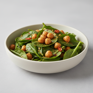 Chaat Spinach Chana Salad Chaat Spinach Chana Salad