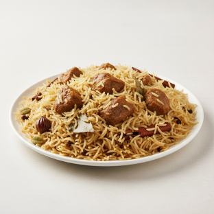 Boneless Goat Pulav Boneless Goat Pulav