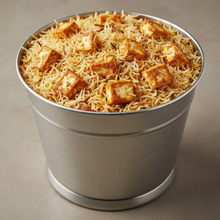 Paneer Bucket Biryani Paneer Bucket Biryani