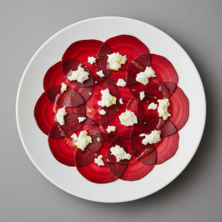 Beet Carpaccio with Goat Cheese Beet Carpaccio with Goat Cheese