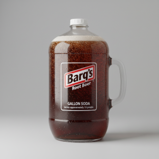 Barq's Root Beer Gallon Soda Barq's Root Beer Gallon Soda