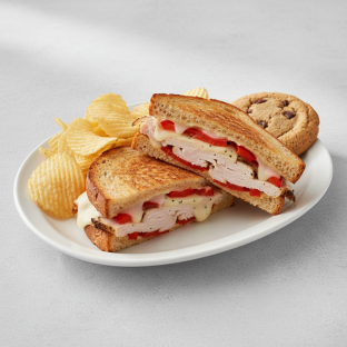 Grilled Turkey Jack with Chips and a Cookie Grilled Turkey Jack with Chips and a Cookie