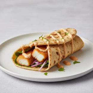 Fried Fish Wrap Fried Fish Wrap