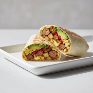 Vegan Breakfast Burrito Tray