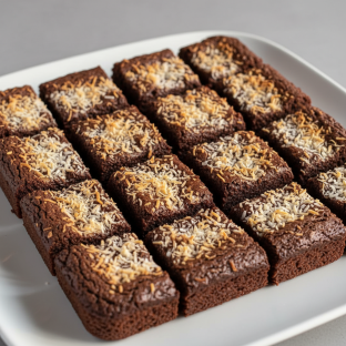 Dozen Gluten-Free Coconut Brownies