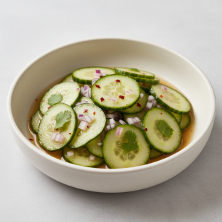 Marinated Cucumbers Side Marinated Cucumbers Side