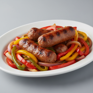 Sausage, Peppers and Onions Tray Sausage, Peppers and Onions Tray