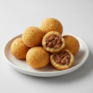 Minced Pork Filled Crisp Balls (6 Pieces) Minced Pork Filled Crisp Balls (6 Pieces)
