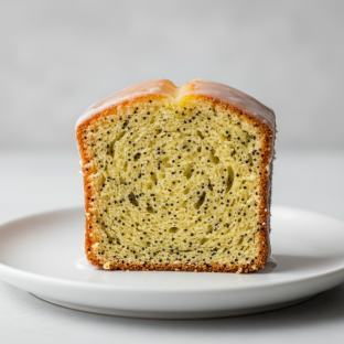 Lemon Poppy Seed Pound Cake Slice Lemon Poppy Seed Pound Cake Slice