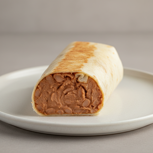 Stuffed with Refried Beans Super Burrito Stuffed with Refried Beans Super Burrito