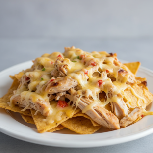 Shredded Chicken Nachos Shredded Chicken Nachos