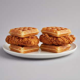 Chicken and Waffle Sandwich