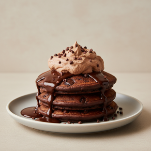 Cocoa Nib Pancakes