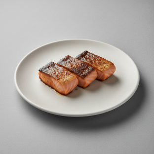 Salmon Pan-Seared (No Skewer) Salmon Pan-Seared (No Skewer)