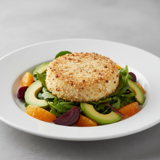 Goat Cheese With Macadamia Crust Goat Cheese With Macadamia Crust